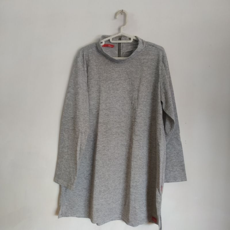 PRELOVED || BAJU TUNIK DAUKY GREY SIZE XL