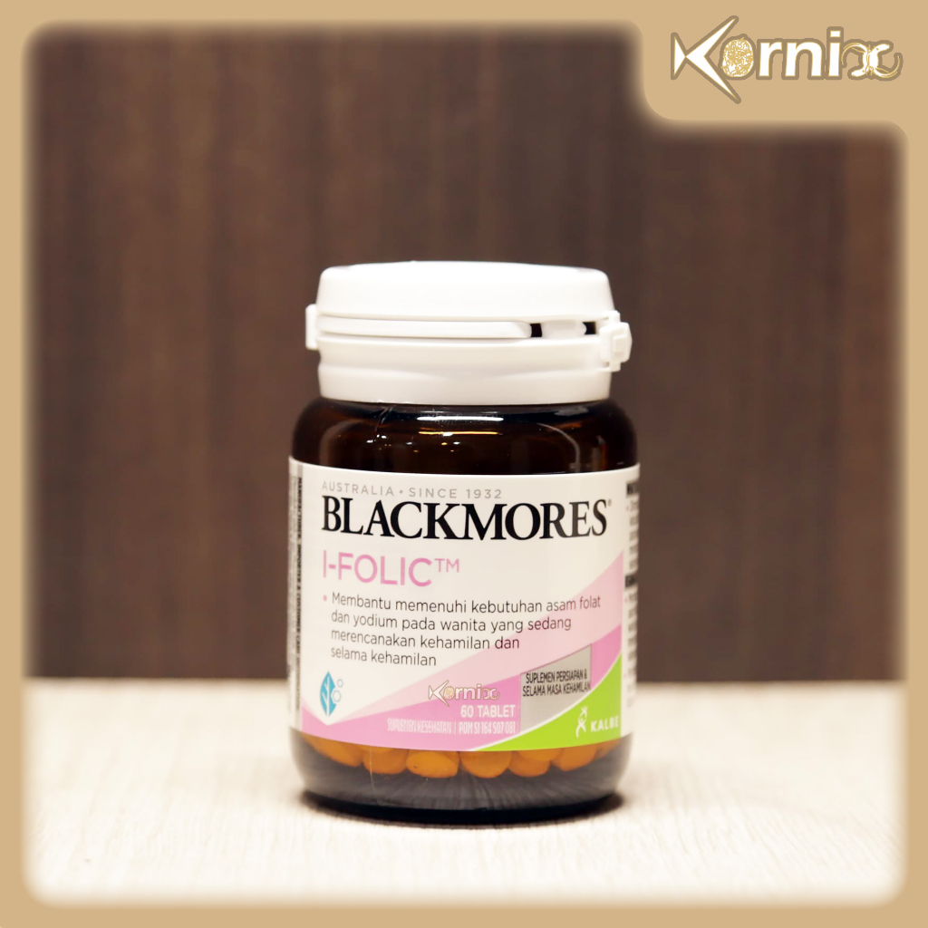 Blackmores I-Folic — Suplemen Kehamilan Asam Folat Promil (60 / 150 Tablet)