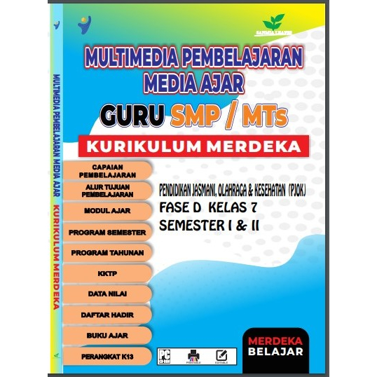 

CD MODUL AJAR KURIKULUM MERDEKA PJOK FASE D KELAS VII & VIII SMP/ MTS SEMESTER I & II