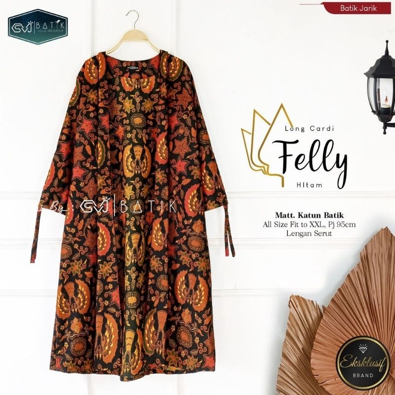 OUTER BATIK KONDANGAN OUTER BATIK LENGAN PANJANG OUTER LONGCARDY KEKINIAN