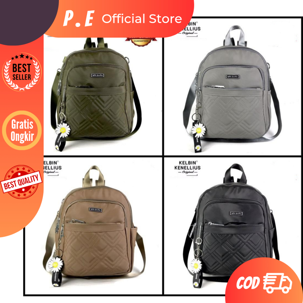 RANSEL WANITA TAS RANSEL PARASUT TEBAL IMPORT TAS RANSEL KELBIN RSD494