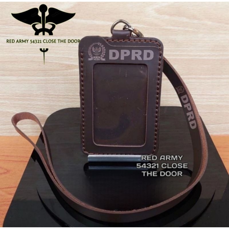 

ID Card Holder Tali Lanyard Name Tag Logo DPRD