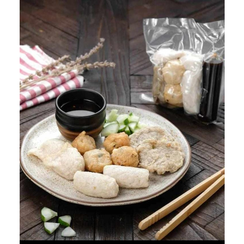 

pempek mini isi 10 + kuah cuko