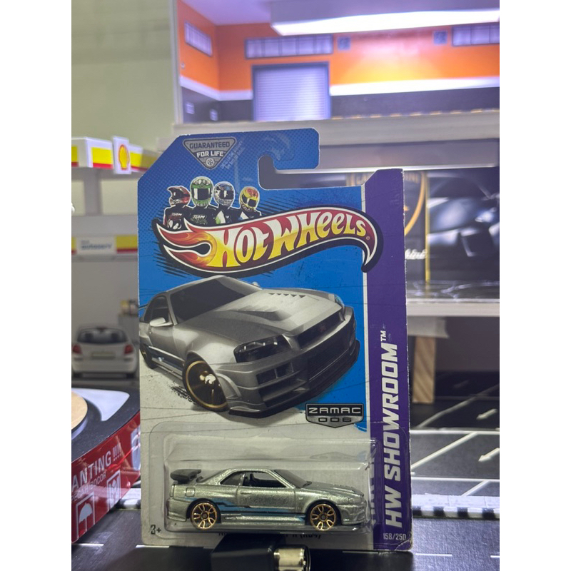 HOT WHEELS RARE ZAMAC NISSAN SKYLINE GTR R34