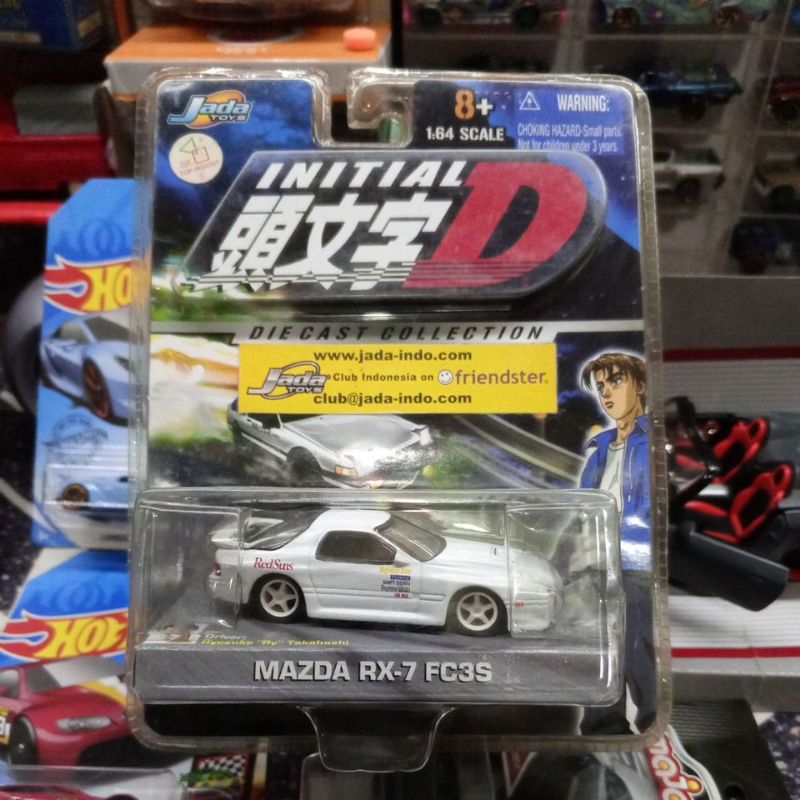 Diecast jada initial D mazda rx-7 fc3s