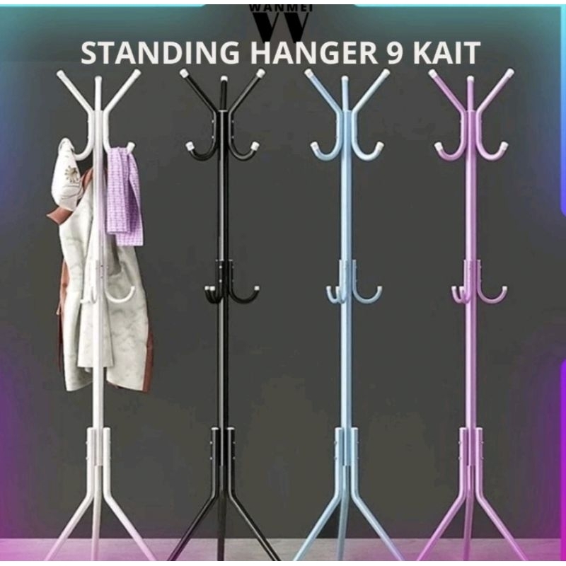 gantungan baju/topi new/stand hanger