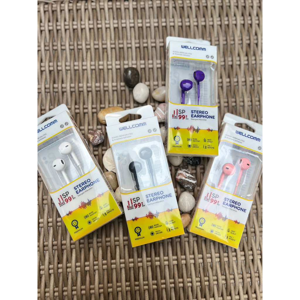 EARPHONE HEADSET WELLCOMM SP99