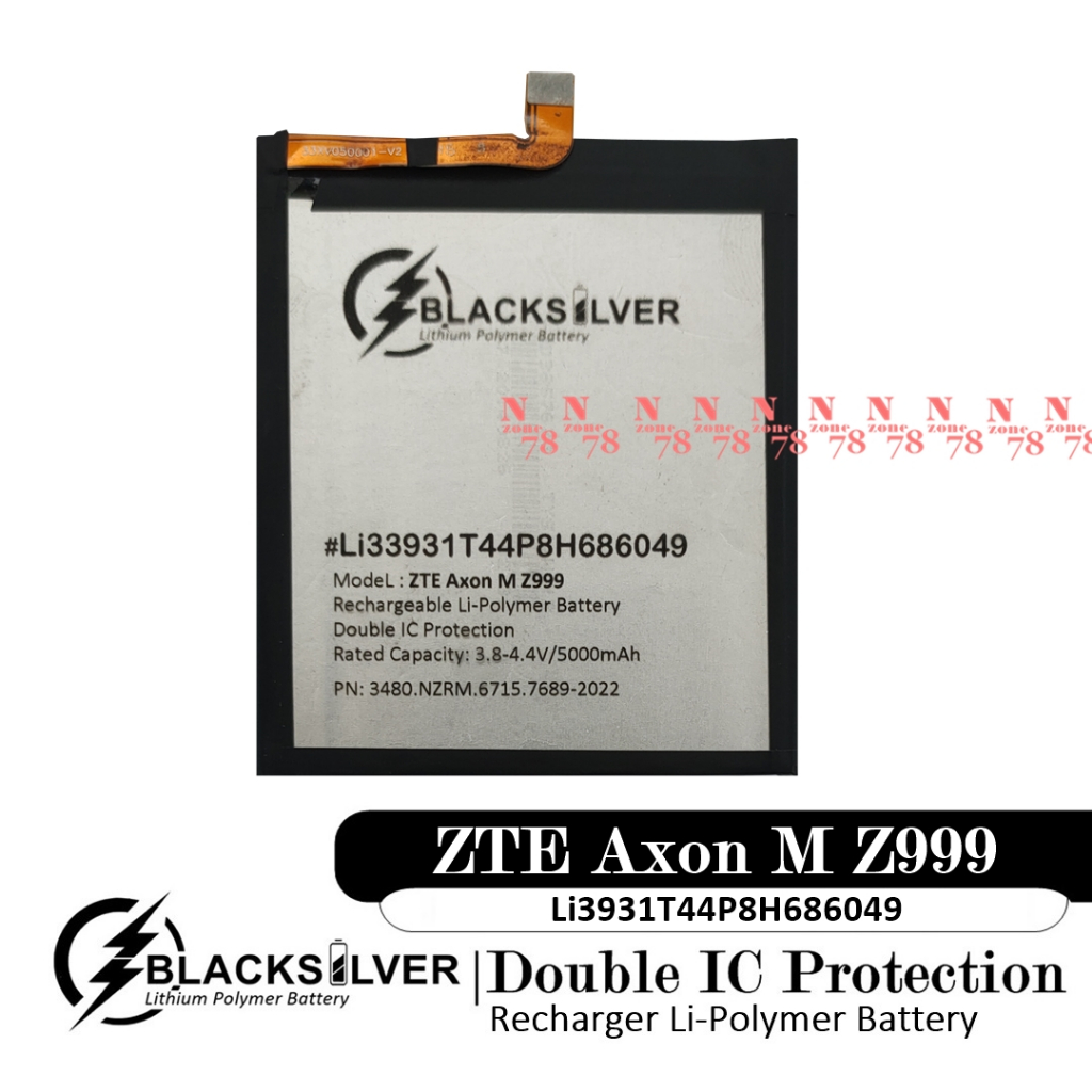 Baterai ZTE Axon M Z999 Li3931T44P8H686049 Double IC Protection Online