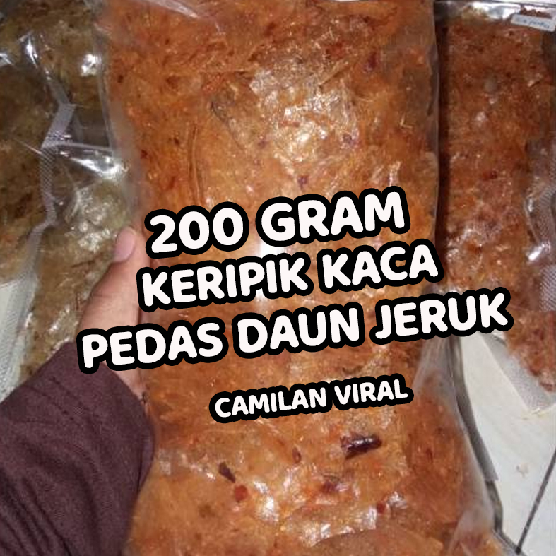 

Keripik Kaca Pedas Daun Jeruk 200 Gram