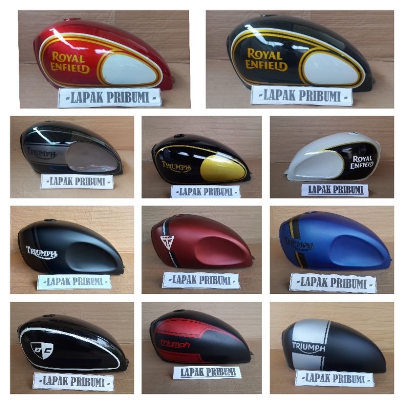 Tangki Custom Cat Japstyle Tangki Motor Custom Japstyle Cat Bahan galvanis tebal resin anti bocor