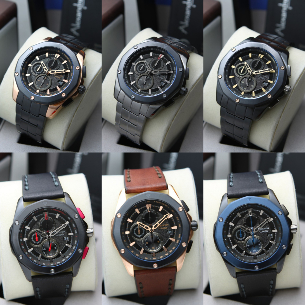 ORIGINAL Jam Tangan Pria Alexandre Christie AC 6663 / AC6663 Garansi 1 Tahun