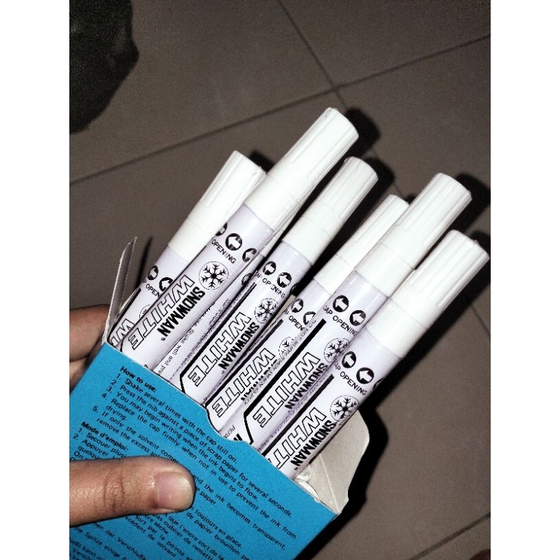 

marker paint permanen putih