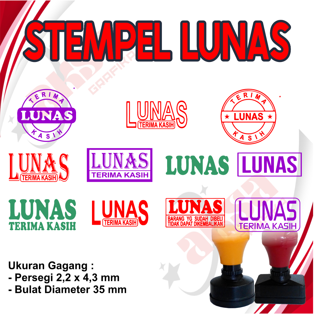 

Stempel Lunas Siap Pakai