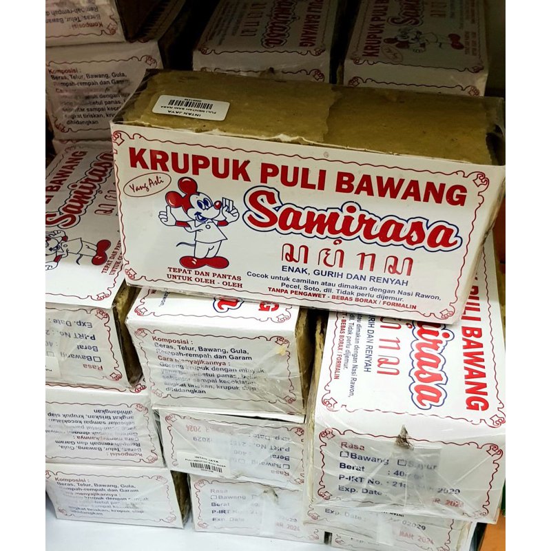 

KERUPUK PULI MENTAH SAMIRASA