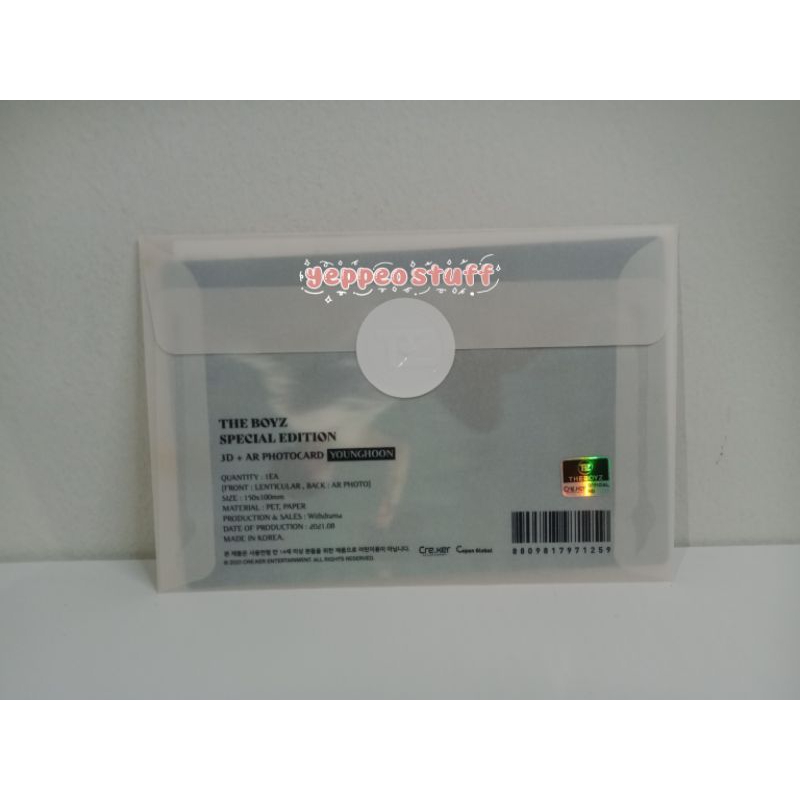 [READY] 3D + AR PC YOUNGHOON THE BOYZ KINGDOM MD