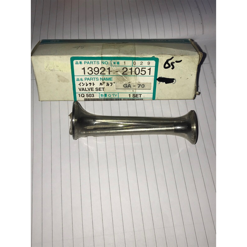 klep valve in ex kubota ga70