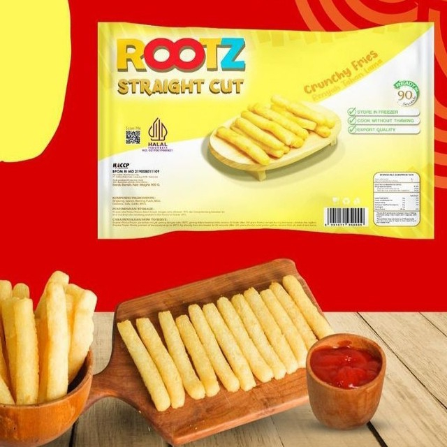 

ROOTZ STIK SINGKONG / ROOTZ CASAVA STRAIGHT CUT 400 GR BOGOR