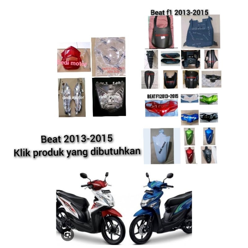 Full set bodi Beat F1 paru beat f1 sepakbor belakang beat f1 dek kolong beat F1 dek bawah beat f1 le