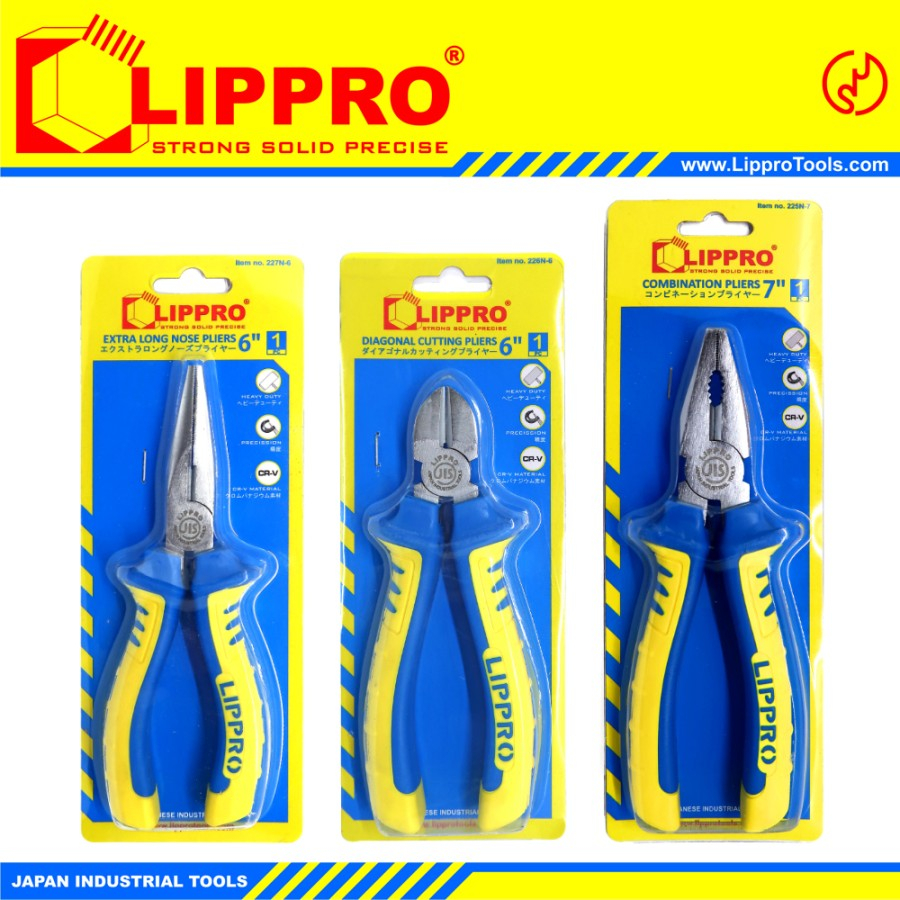 [BUNDLING] Lippro Tang Set 3 Pcs Lancip 6 & Potong 6 & Kombinasi 7 ORIGINAL