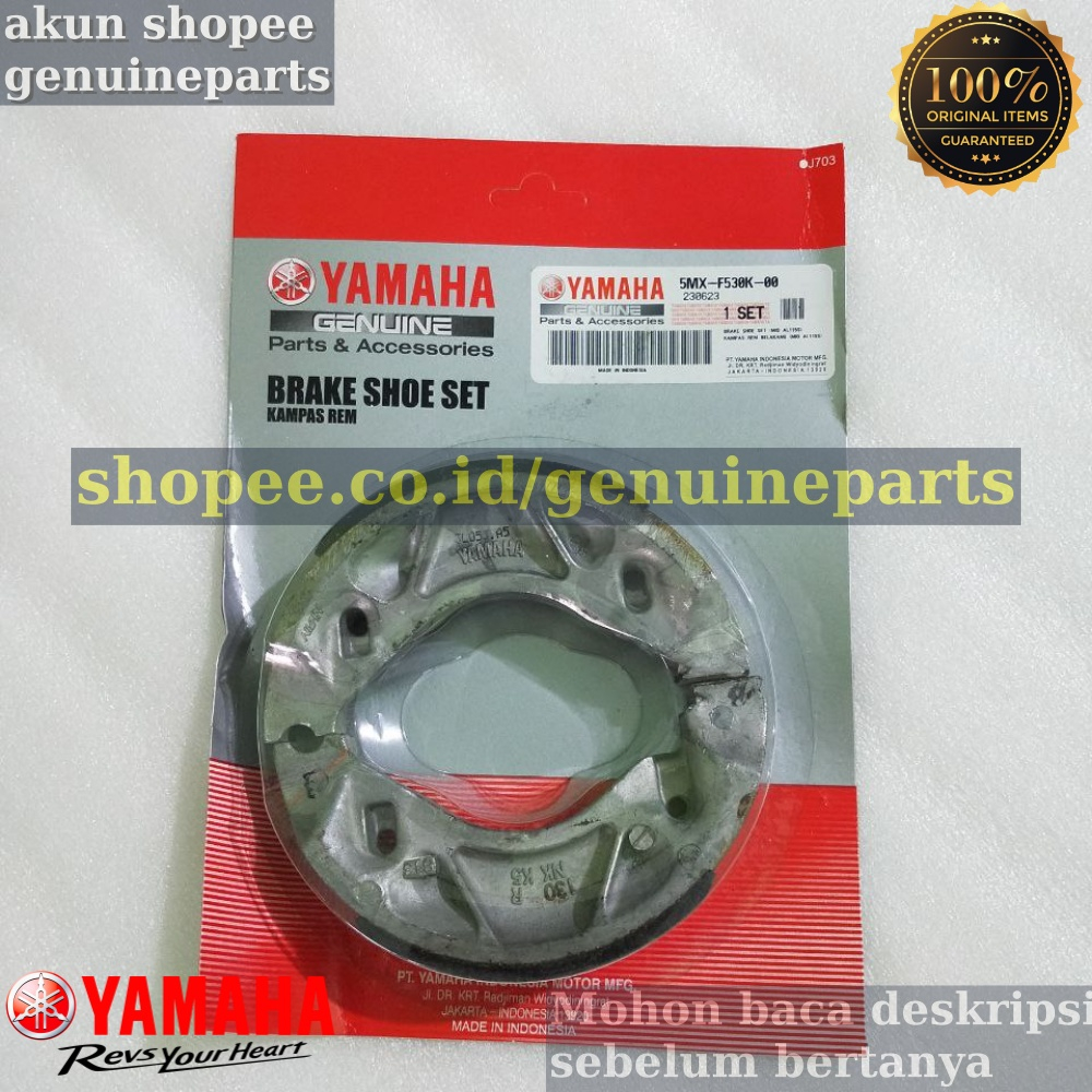 KAMPAS REM BELAKANG MIO LAMA 5TL SPORTY ORIGINAL ASLI YAMAHA