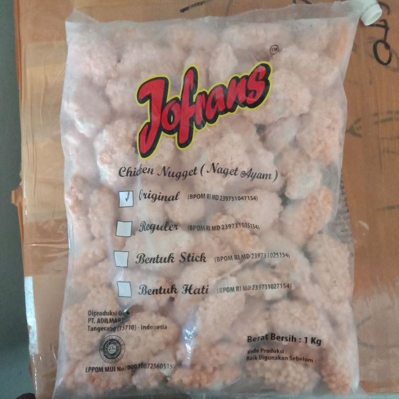 

Nugget Ayam Jofrans 1kg