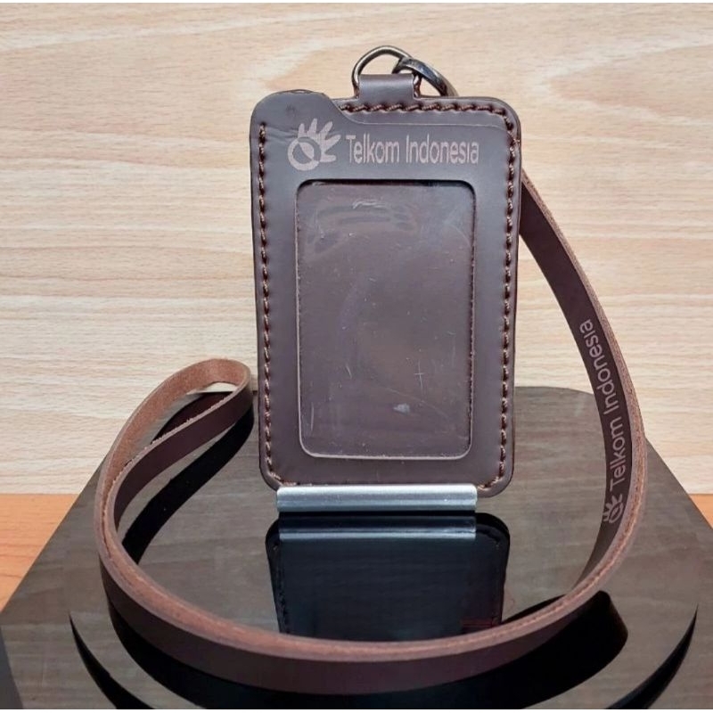 

ID Card Holder Tali Lanyard Name Tag Logo TELKOM INDONESIA