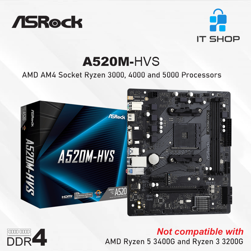 Motherboard Asrock A520M-HVS