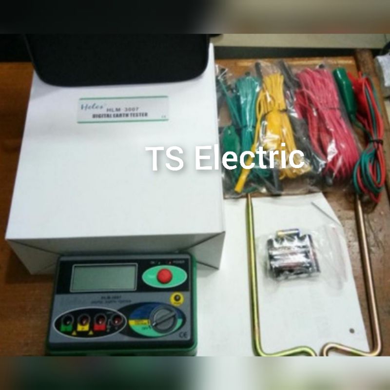 Merger / Digital Earth Grounding Tester Tipe HLM-3007 Merk Heles