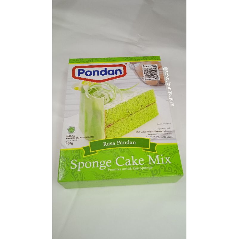 

PONDAN SPONGE CAKE MIX 400G RASA PANDAN