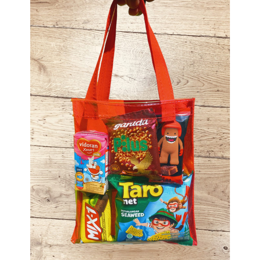 

Goodie Bag P20xT24 Tas Ulang Tahun Anak Mika Spunbond Transparan