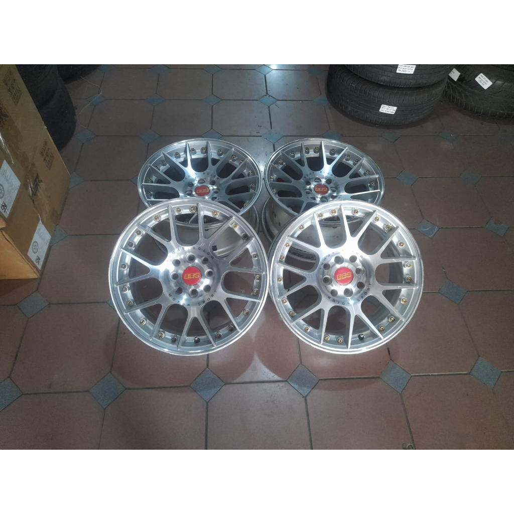 VELG BEKAS MOBIL BBS RING 16 PCD 4X100/114 BUAT MOBIL AVANZA YARIS JAZZ