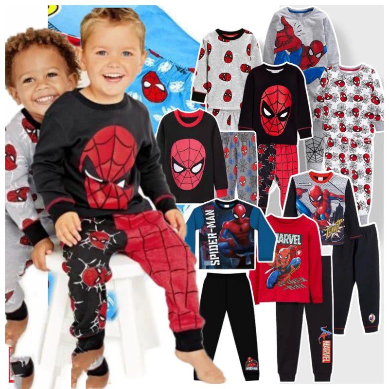 PHI179 Setelan Pajamas Marvel Anak Laki Laki Nevada Baju Tidur Part2