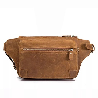 Waistbag Pria Kulit Asli Sapi - Tas Kulit Asli Pria Premium - Waistbag Kulit Sapi Asli