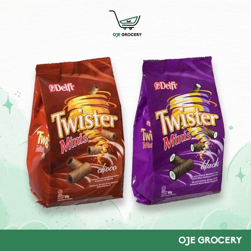 

TWISTER MINIS WAFER ROLL - CHOCO AND BLACK 70gr