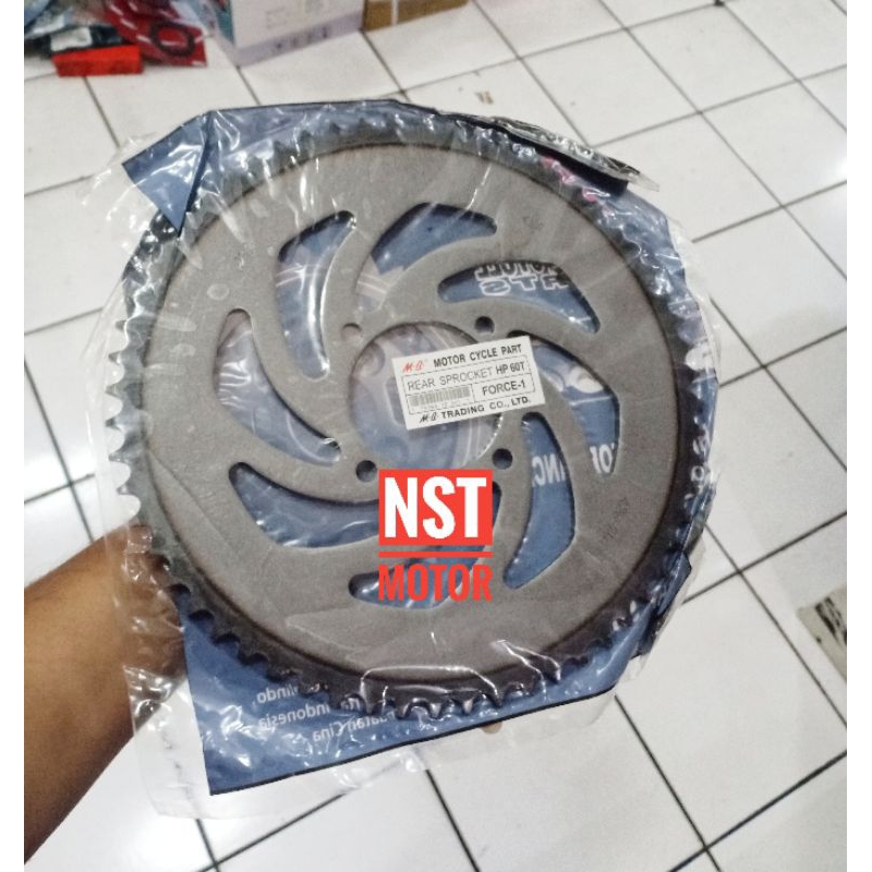 Gear Gir Belakang Yamaha RX King F1ZR 428 60T Bakar High Quality