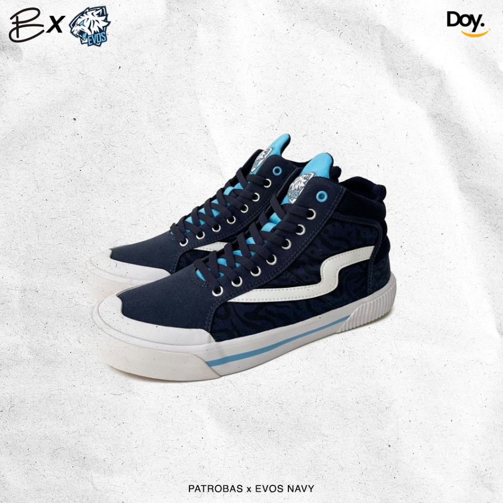 Sepatu Patrobas x Evos Navy Sneakers [ORIGINAL]
