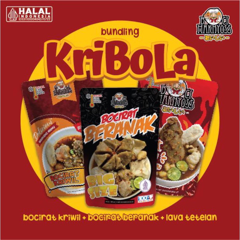 

BUNDLING BOCIRAT KriBoLa (Kriwil, Beranak, Lava tetelan)