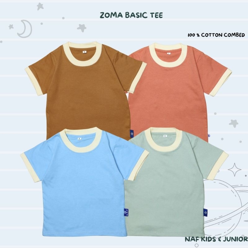 NAF - Atasan anak kaos anak unisex zoma basic