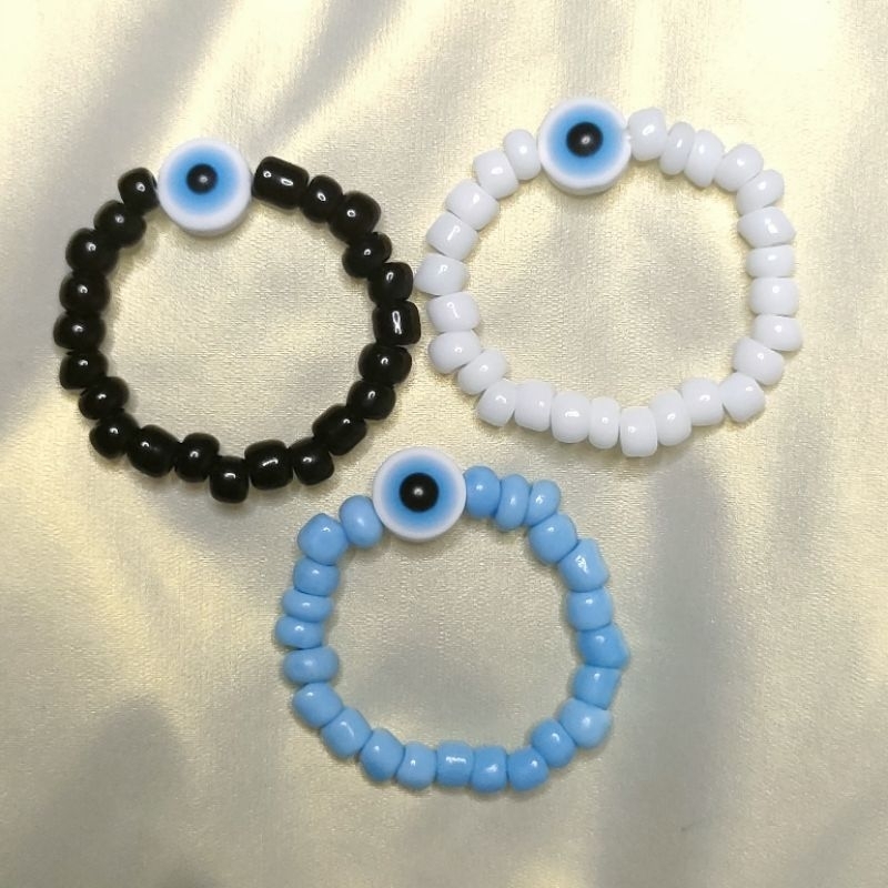 [Evil Eye] Cincin Manik-manik | Beads Ring | Cincin manik evil eye | Cincin Miurah