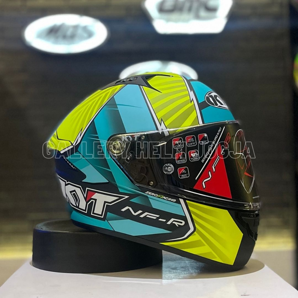 KYT NFR Xavi Fores 2021 Matt Yellow Fluo Green