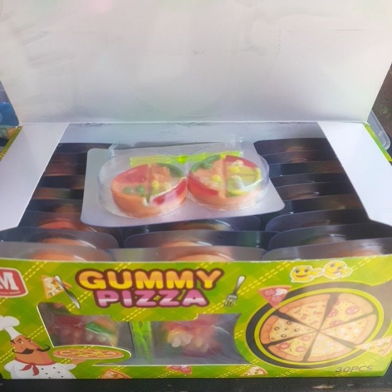 

Permen kenyal Bentuk Pizza ( Gummy Pizza )