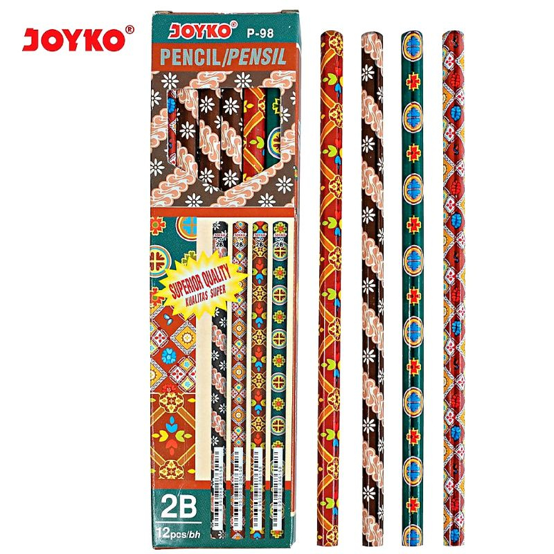 

PENSIL 2B JOYKO MOTIF BATIK (P-98)