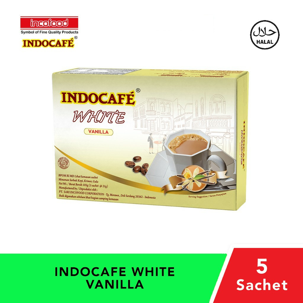 

Indocafe White Vanilla (5 sachet)