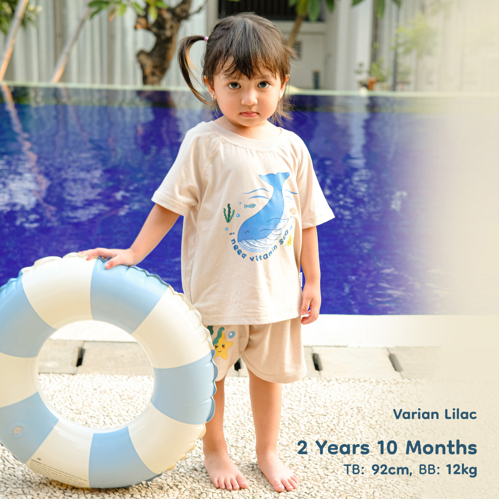 Nice Kids - Summer Set Baju Atasan Celana Bawahan (Usia 3 Bulan - 3 Tahun)