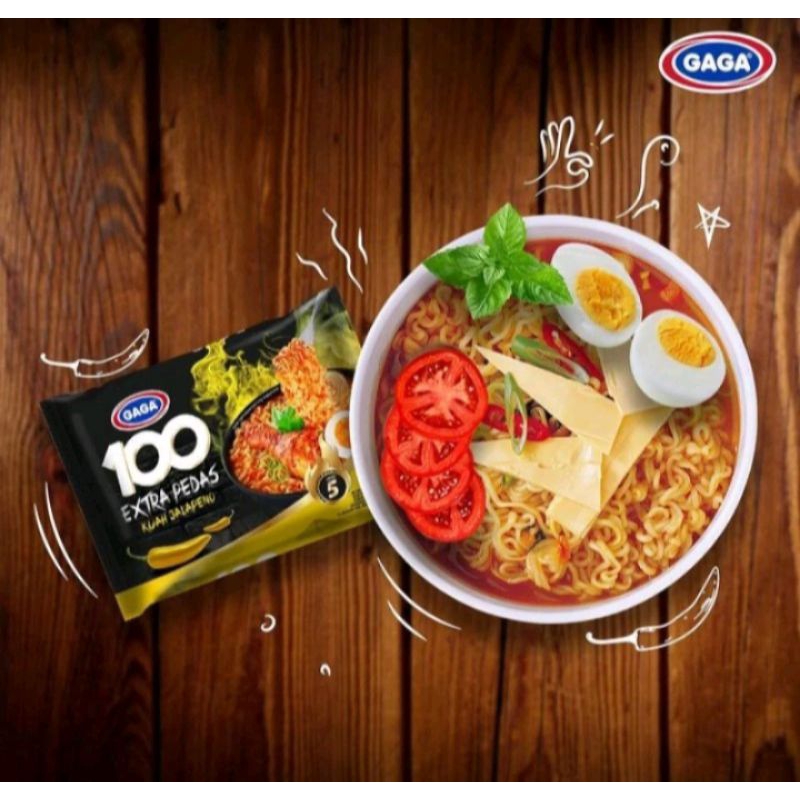 

Mie Gaga 100 Extra Pedas Kuah Jalapeno Paket Isi 5