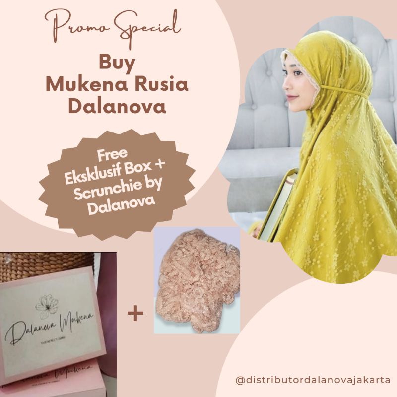 Mukena Rusia Dalanova Mukena Dewasa Jumbo Premium Mukena Mukena Mewah Original 100% Mukena Terbaru 2