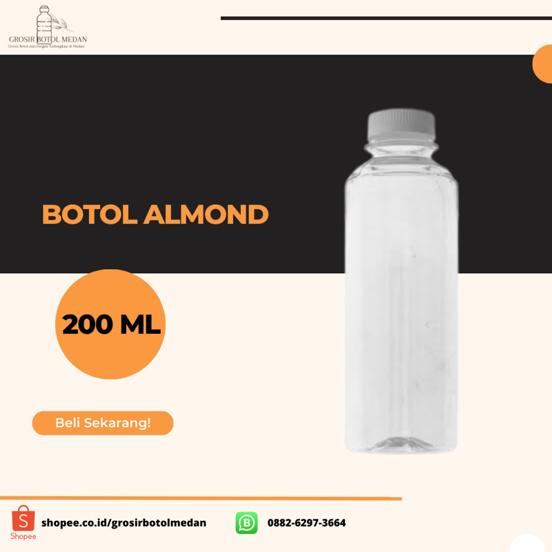 Botol Almond 200 ml