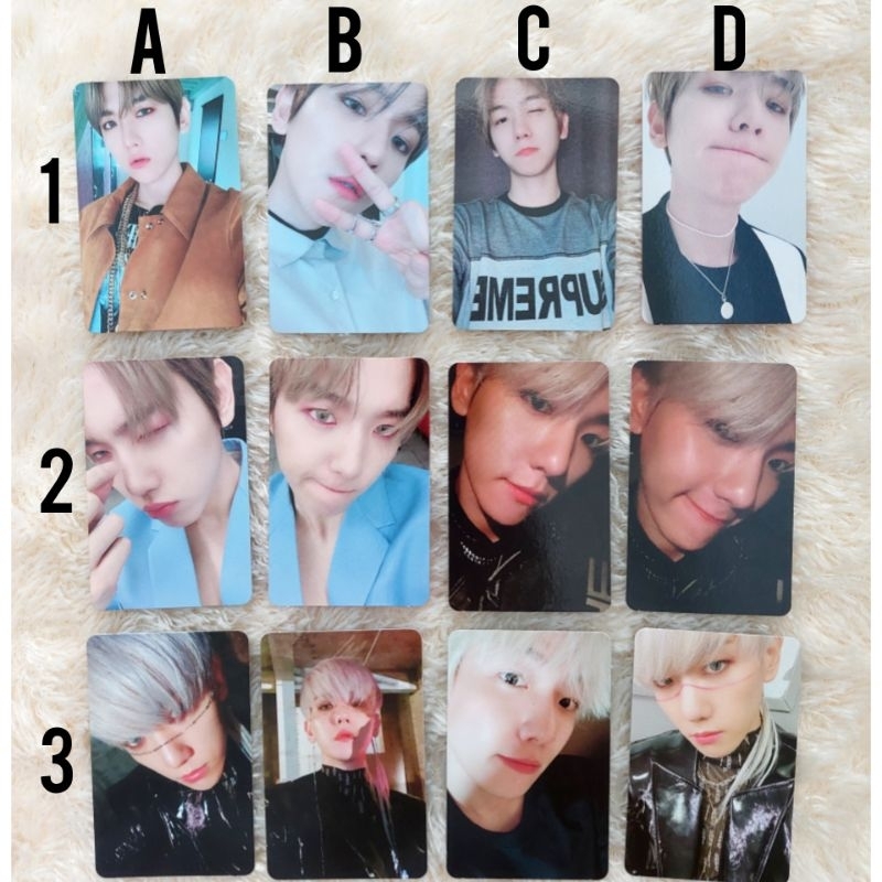 EXO BAEKHYUN PHOTOCARD PC TEMPO LOVE SHOT OBSESSION