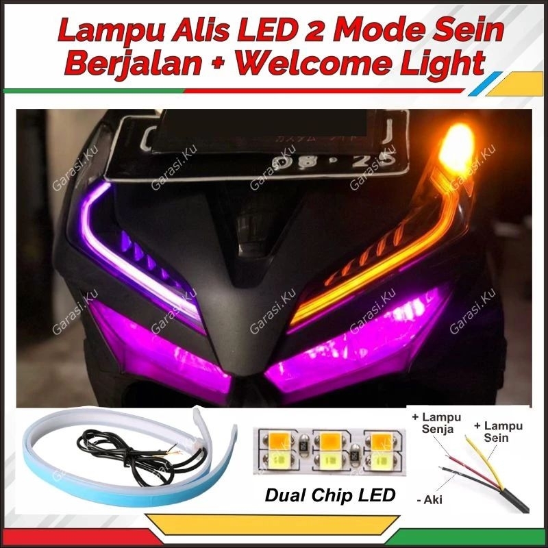 LAMPU ALIS VARIO 125 ALL NEW SEIN RUNNING KHUSUS VARIO 150 TERBARU / LAMPU ALIS VARIO ALL NEW 160 SE