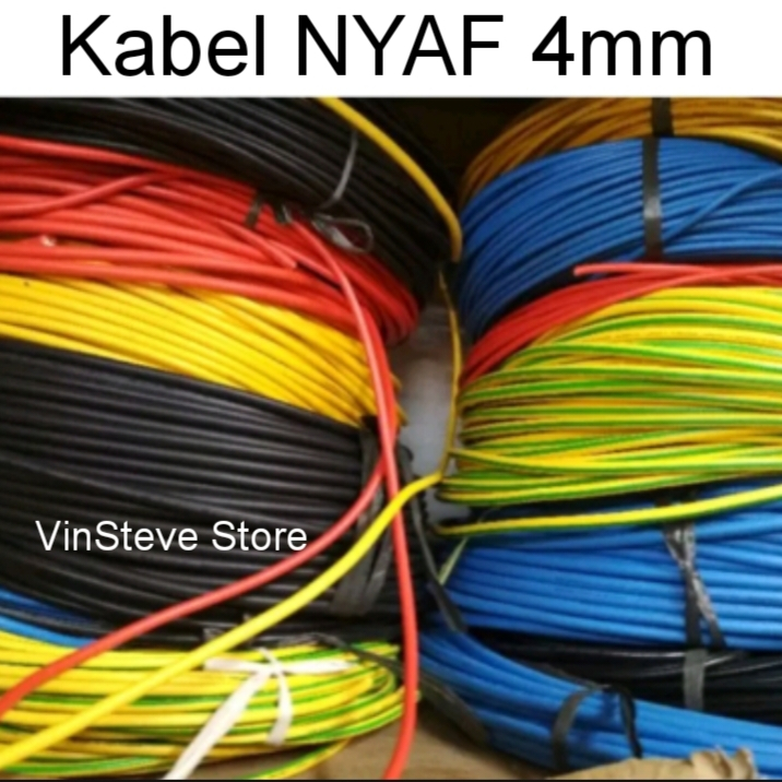 Kabel Listrik Serabut Tunggal NYAF 4 mmsq (Harga per meter)
